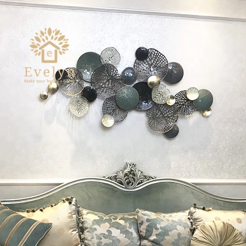 High End Luxury Home Decor Wall Flower Metal Art Designing Decoration