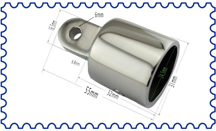 Stainless Marine Bimini Top Connecting Hinge Deck Hinge