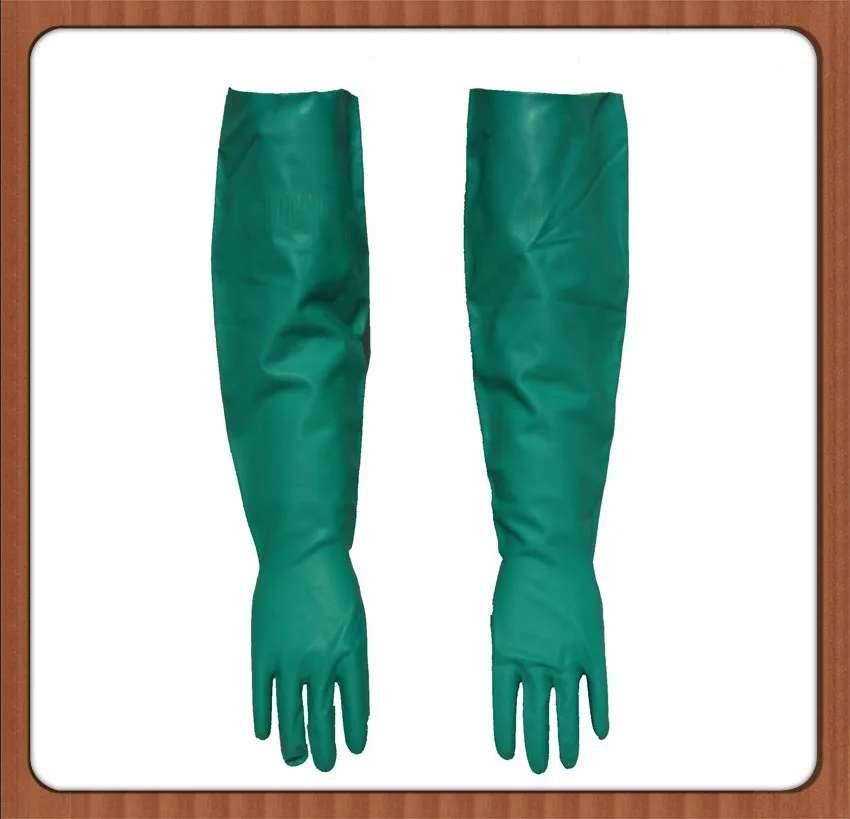 long nitrile gloves