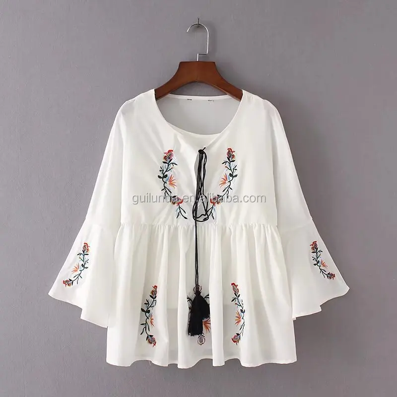 Nuevo Modelo De Moda Estilo Coreano Dama Blusa De La Gasa - Buy Nueva Dama  Blusa De La Gasa,Nuevo Modelo De Blusa De Moda,Estilo Coreano De Señora De  Blusa De La Gasa