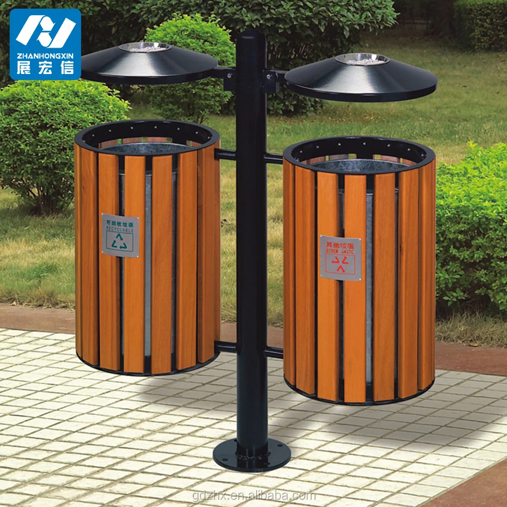 Colored Luxury Metal Decorative Outdoor Hanging Trash Can Buy