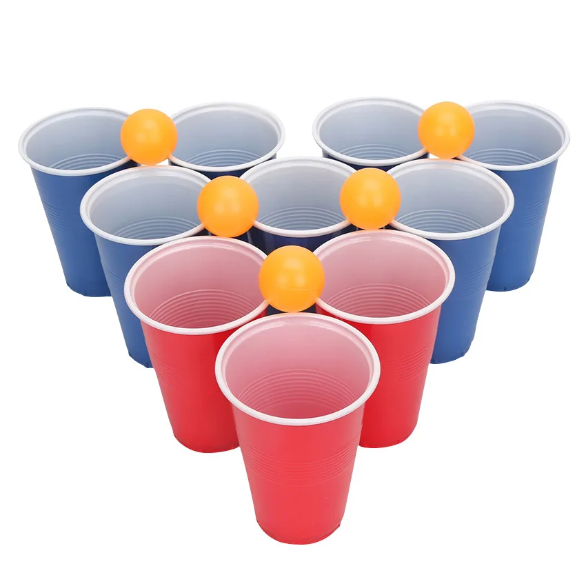 Bar Disposable Party Games Beerpong Games Set With 24pcs Cups