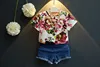 2017 Boutique Summer New Fashion Girls Two Pieces Outfit Clothing Sets