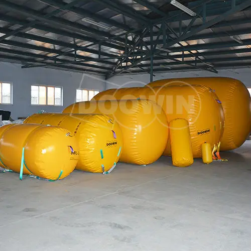 Marine Salvage Pvc Air Lift Bag / Inflatable Dock Pontoon For Sale