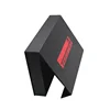 custom logo print book shaped magnetic closure packaging gift box factory