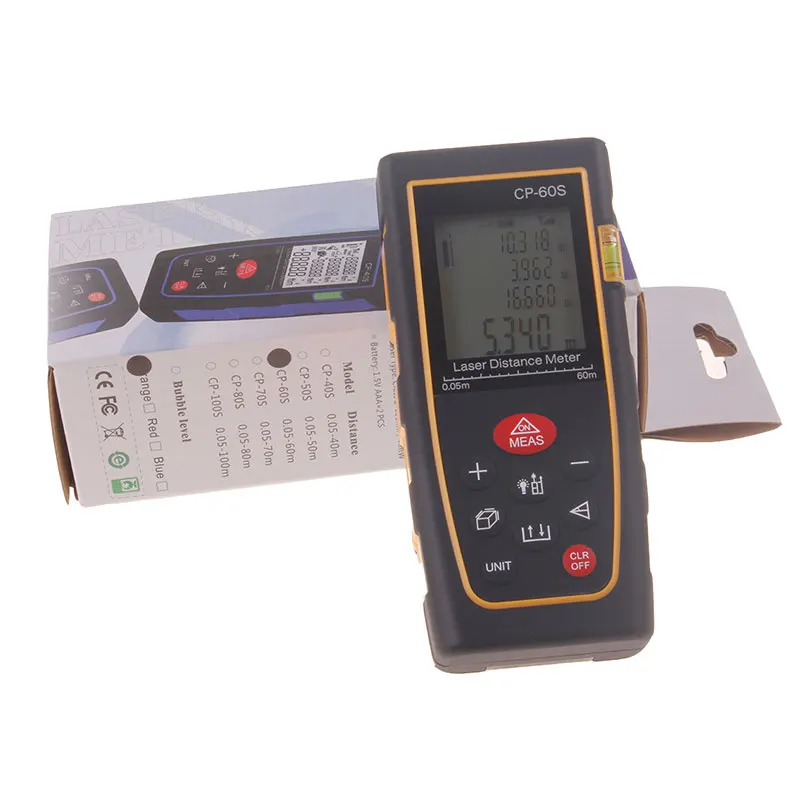 Cp60s Laser Distance Meter 60m Laser Range Finder Electronic Distance