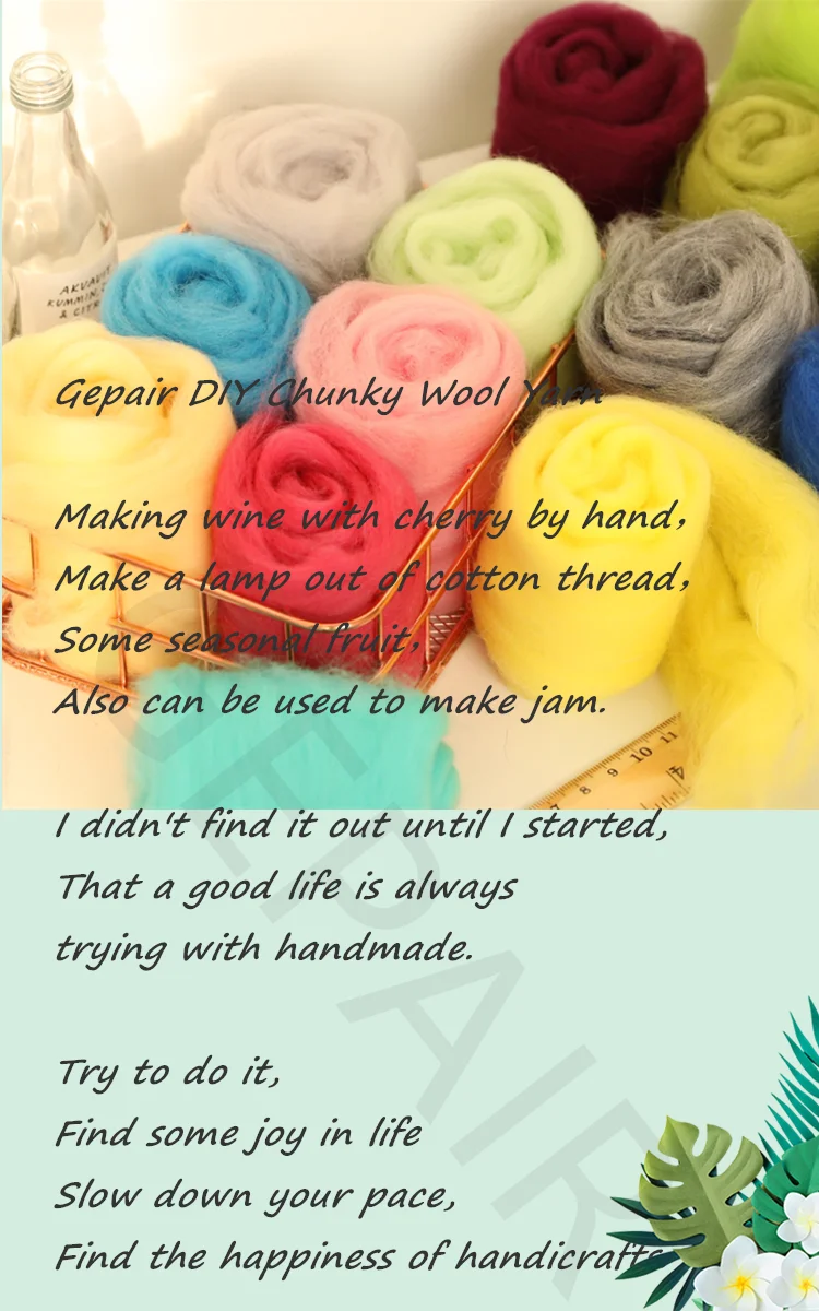 100% merino yarn wool knitting chunky knitted yarn for DIY crafts