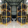 Heavy duty forklift stacking metal truck tire storage pallet racks