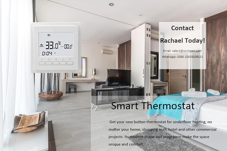 Electric Radiant Floor Heating Element Room Thermostat Temperature