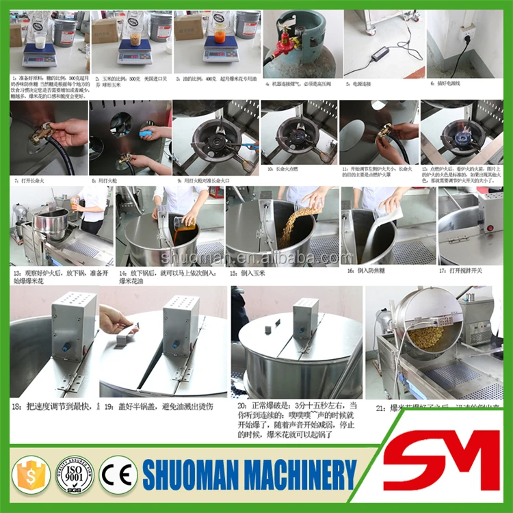 popcorn coating machine