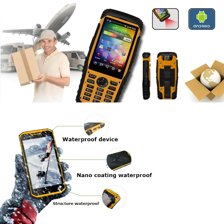 Rugged 7 inch NFC Tablet PC with barcode scanner