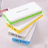 Super Large Capacity 20000mAh Power Bank Portable External Battery Charger For mobile phone With LED Light