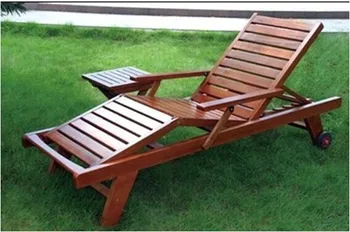 Hot Leisure Wooden Folding Beach Bed With Wheels 2028 Hot Leisure Wooden Folding Beach Bed With Wheels 2028