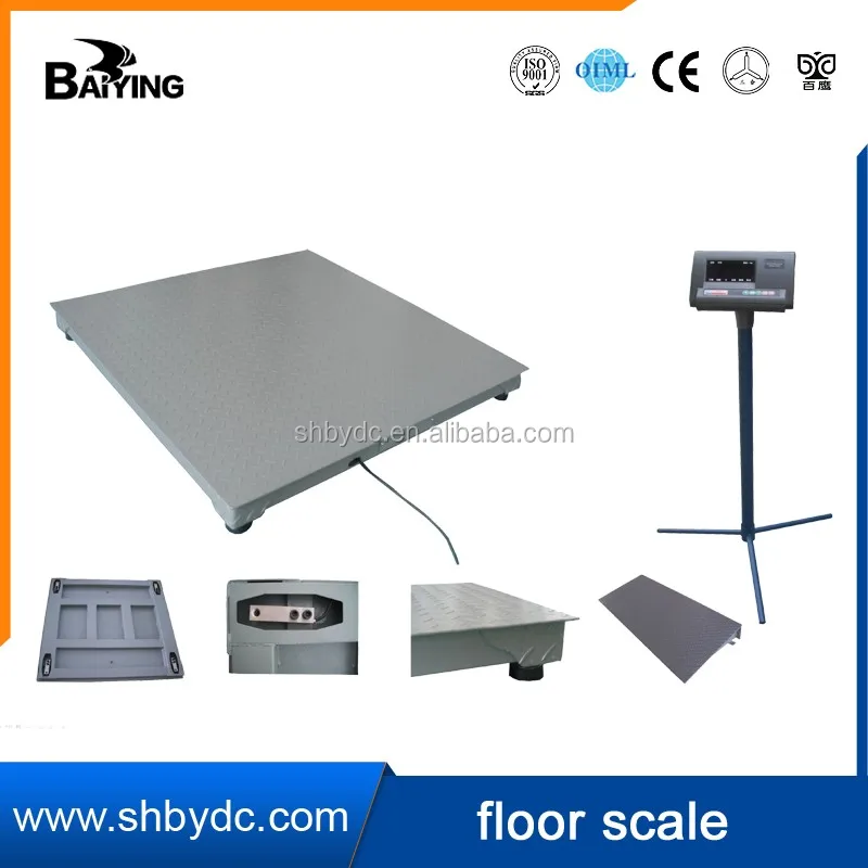 5000 Lbs Ultra Low Profile Digital Floor Scales With Ramps Ntep