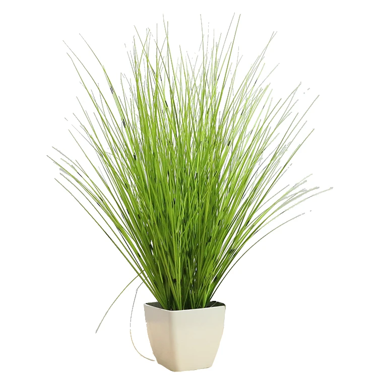 Primitive Home Decor 58cm Plastic Plants Faux Onion Grass With Square