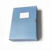 Plastic file folder box A4 size factory sale document storage box with pocket