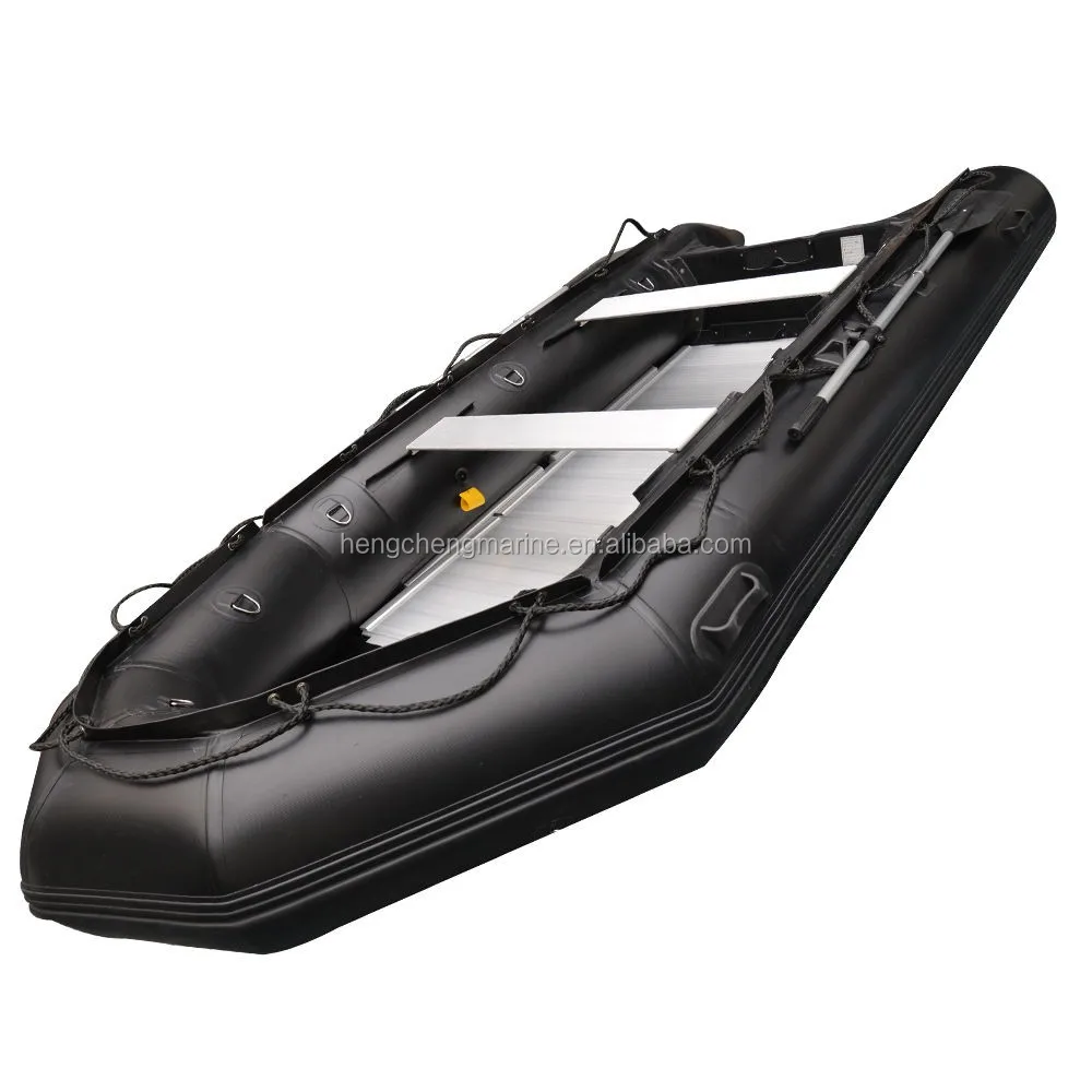A Bow Foldable Inflatable Aluminum Floor Boat For Rescue And Fishing