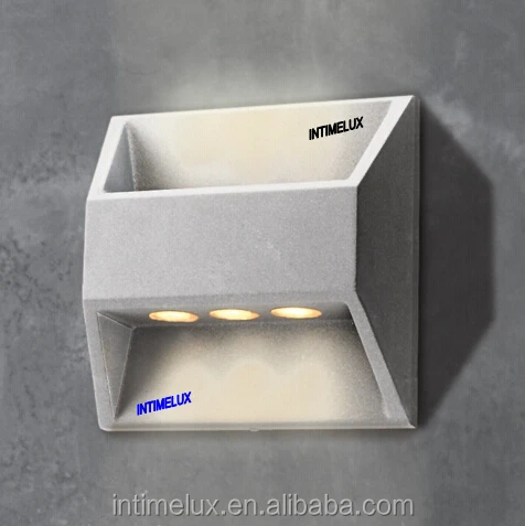 91386 2 Led Up Down Square External Wall Light Fitting