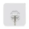 Reusable Super Heavy Duty Adhesive Wall Sticky Hooks for Kitchen and Bathroom Unique Transparent Super Heavy Hooks