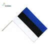 100%polyester dyeing printing10x21cm small size hand flag