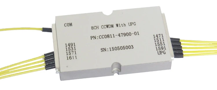 Compact size High channel isolation 8 channel CCWDM MUX DEMUX