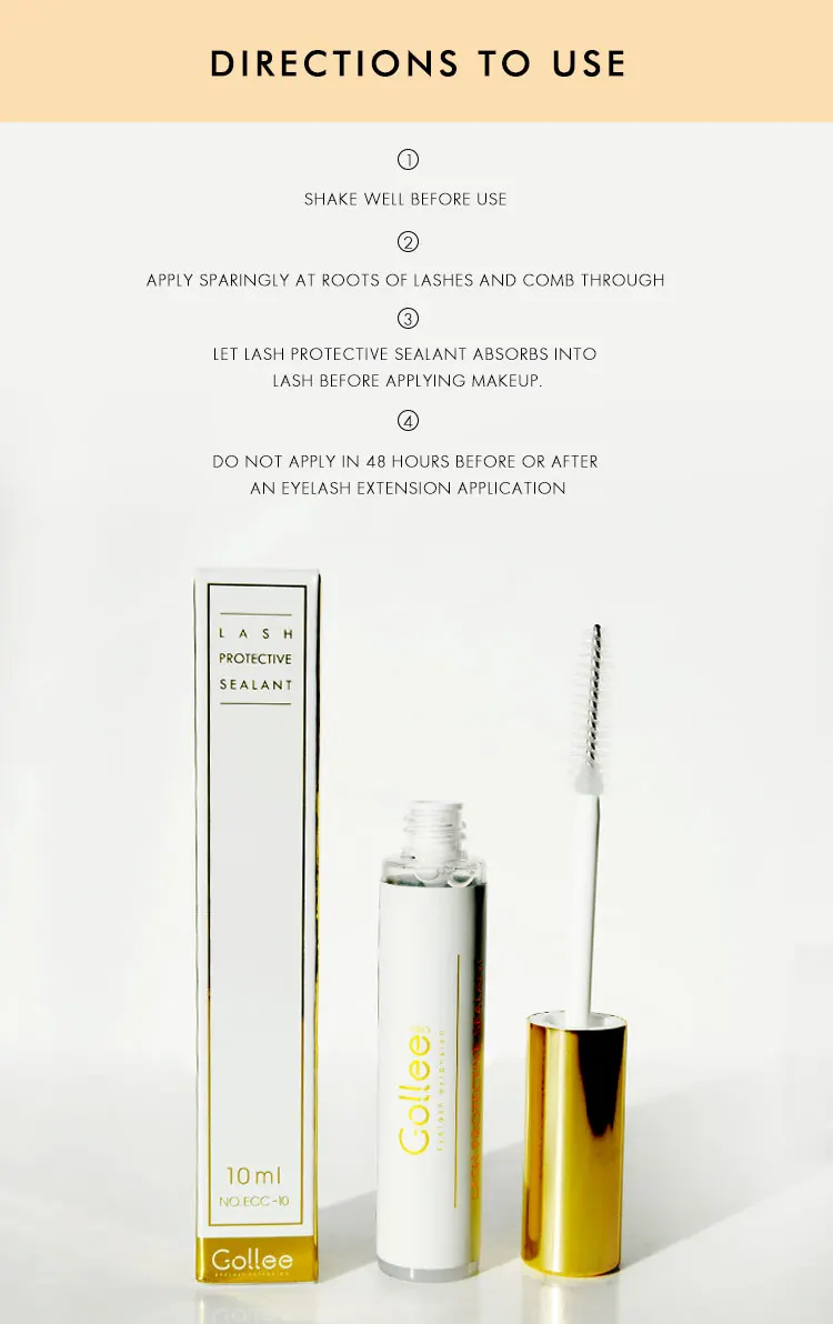 Gollee Protective Longer Life Eyelash Sealer Sealant Lash Extension