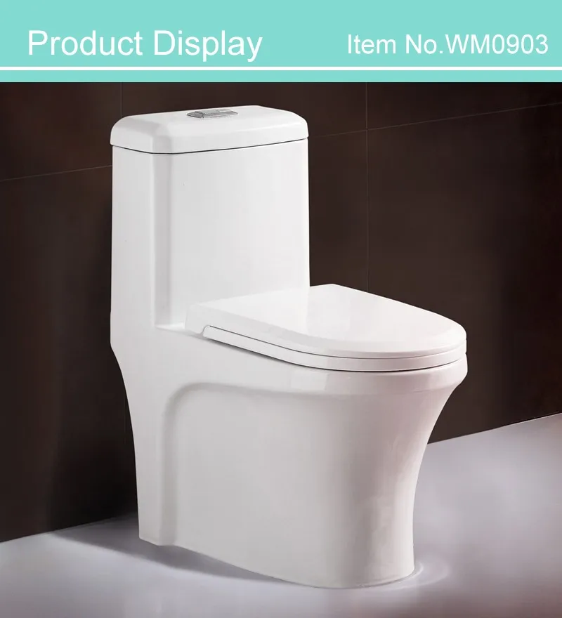 903 Chaozhou Dual flushing floor mounted cyclone one piece toilet
