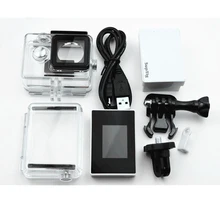 Xiaomi Yi Accessories Waterproof Housing Case+Expand Case Cover+LCD Screen Display+External BacPac Battery For Xiaomi yi Action