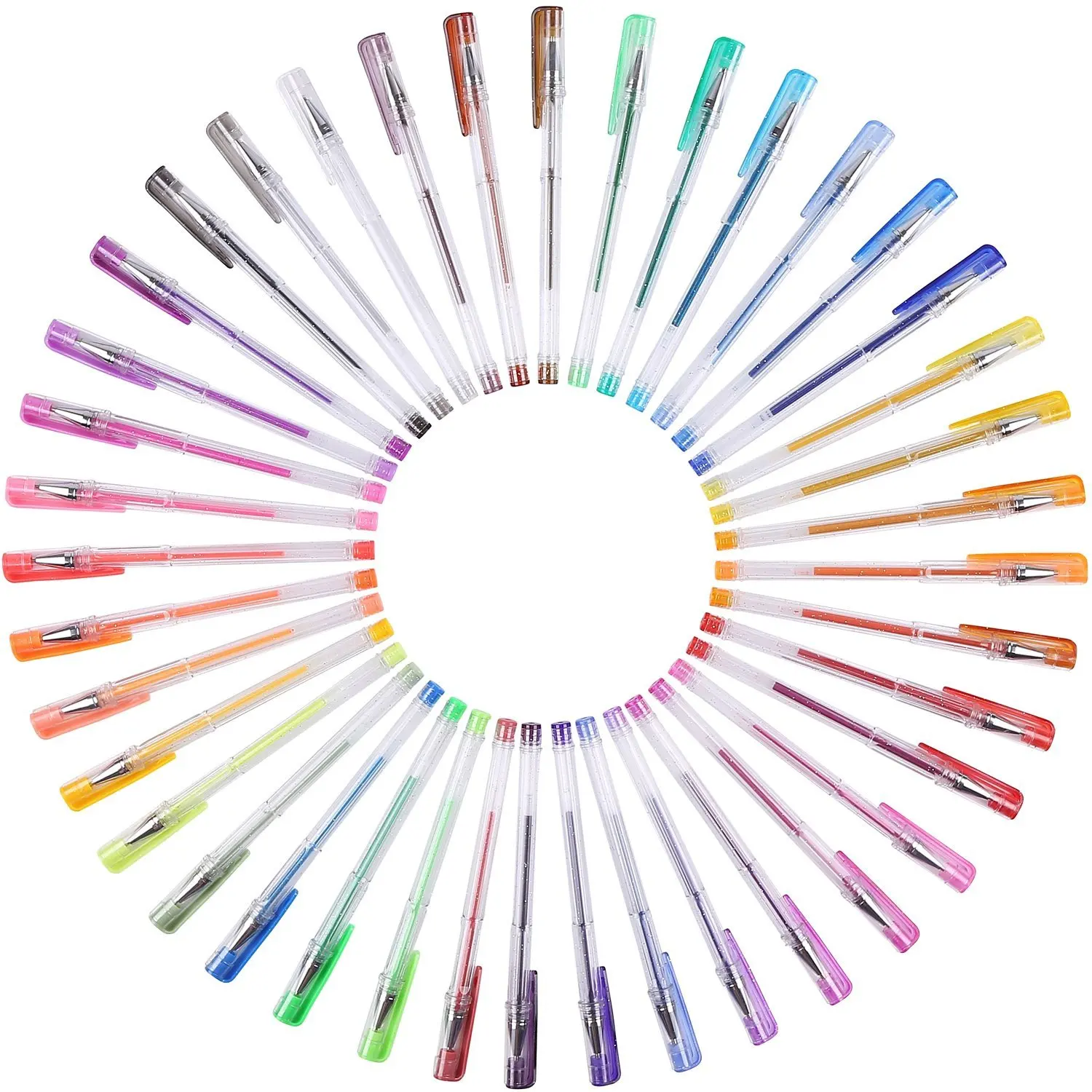 100colors Fairy Dust Glitter Gel Pens Set Includes Metallic Pastels
