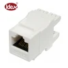 Communication Equipment 180 degree keystone jack for RJ45 plug