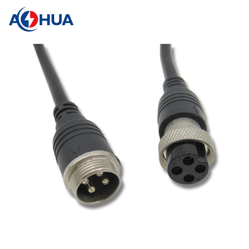 4 pin led waterproof electrical aviation connector