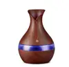 Cool mist flower wood look noiseless electric aroma diffuser 300ml portable air humidifier with 7 led night light