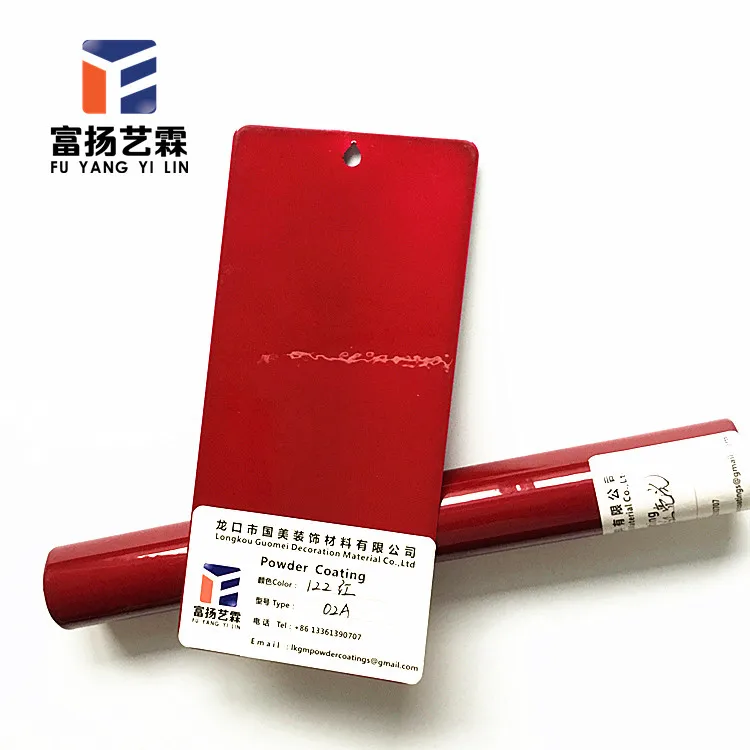 POWDER COATING POWDER 1 KG BAG GLOSS RED RAL 3020.