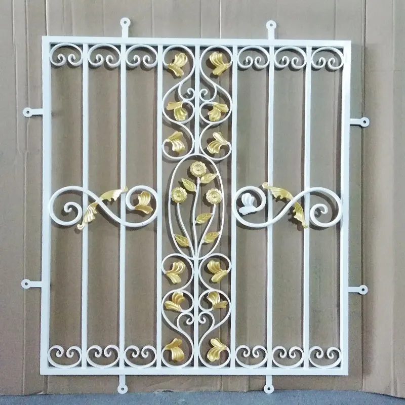 Window Decoration Wrought Iron Security Window Grill