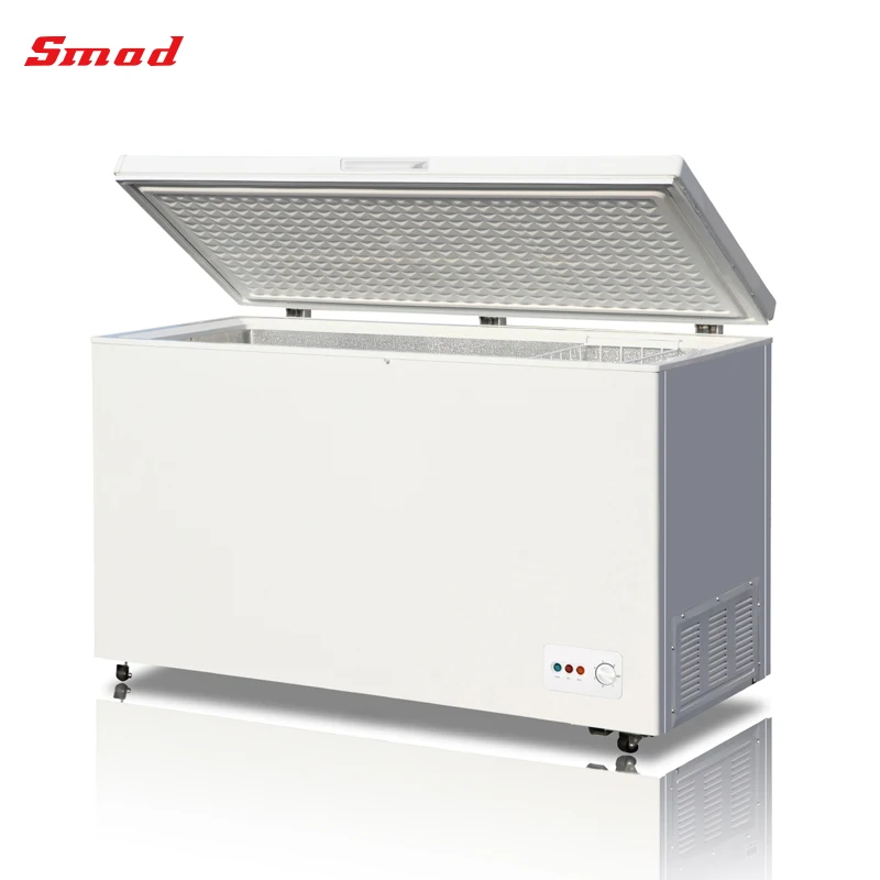Hot Sale White Color Solid Door Deep Chest Freezer For Home