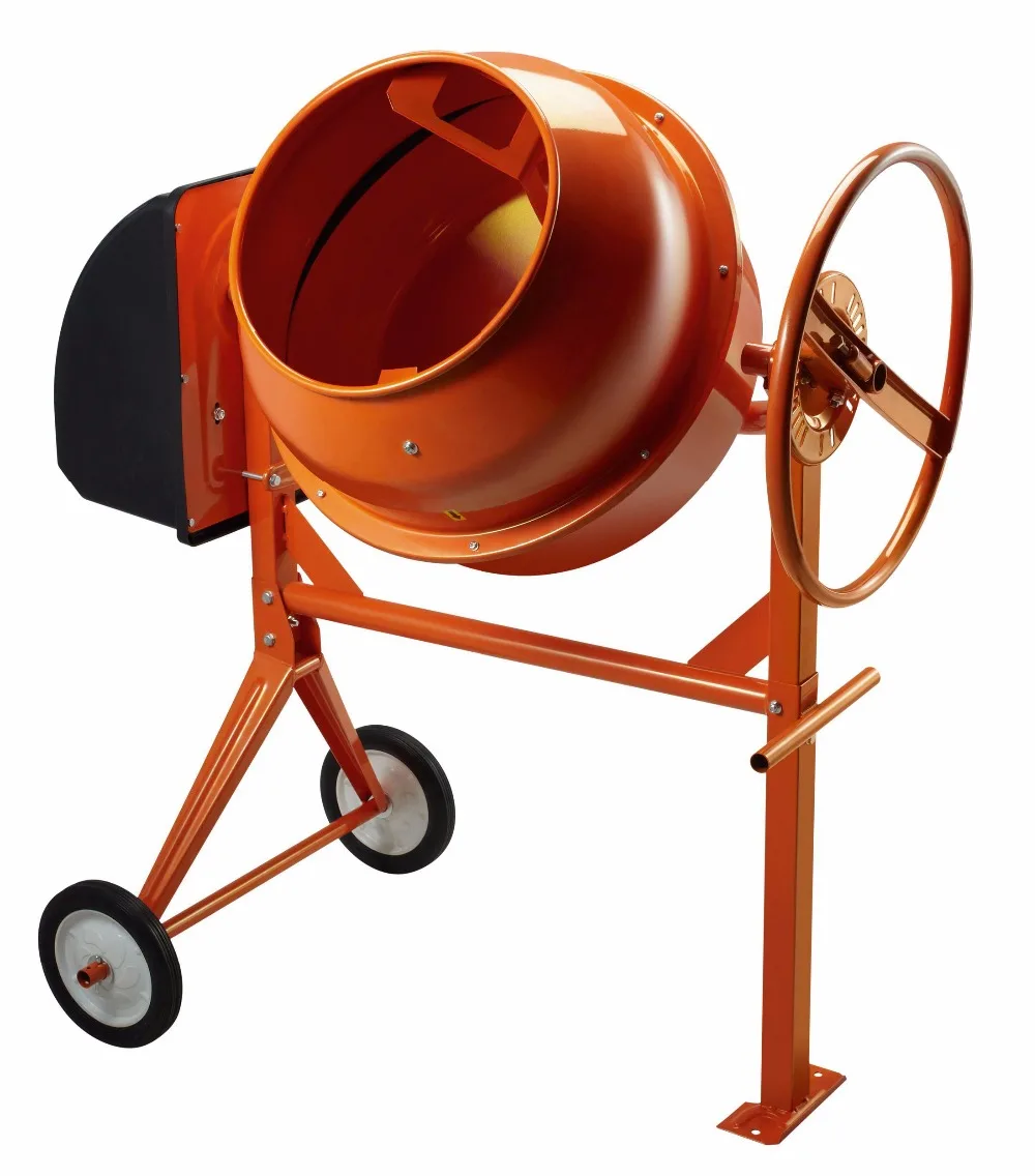 Bc120 With Cast Iron Drum Type Concrete Mixer Machine Price Laser
