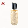 Hot Sell Swiss line 5pcs knife set with Newest Marble Pattern Ceramic knife block