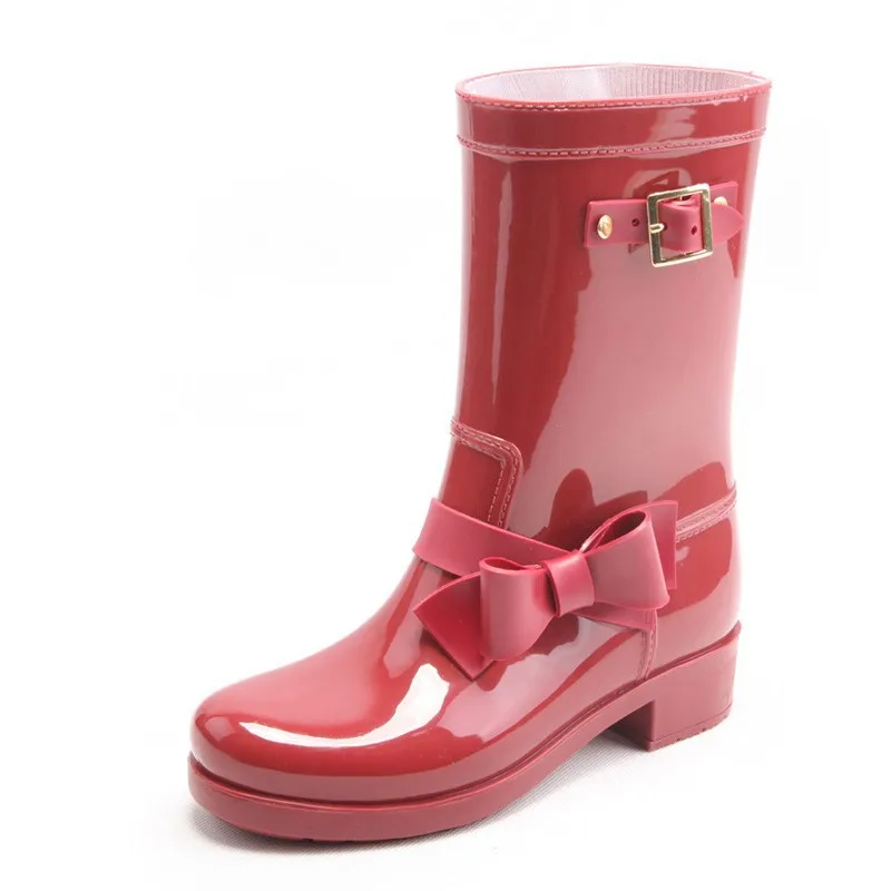 cute rain boots with bows