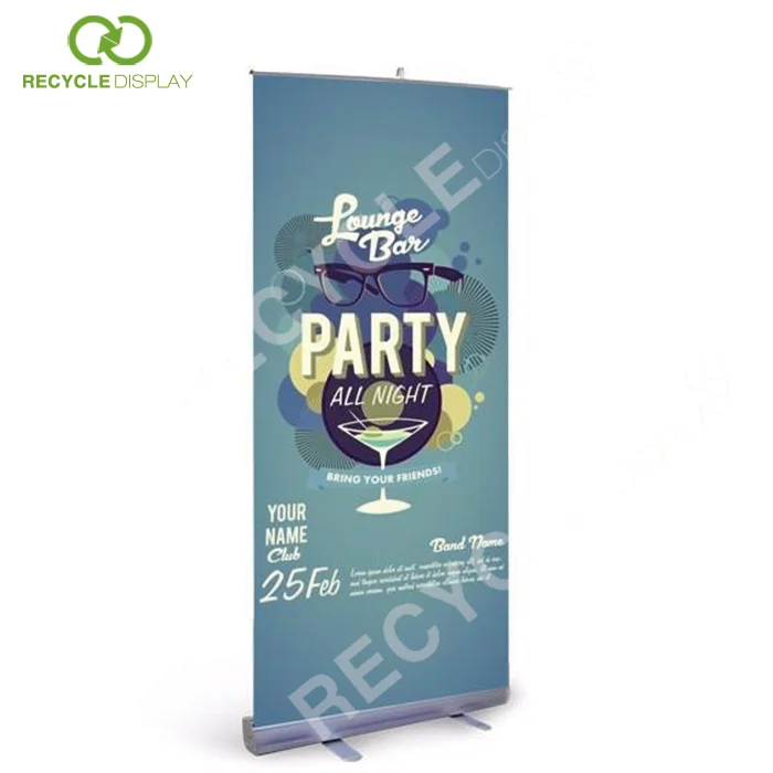 Custom Printing Aluminum Retractable Banner Stand Pull Up Display