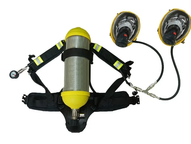 6.8l Scba He-rescued Type Air Breathing Respirator For Firefighting ...