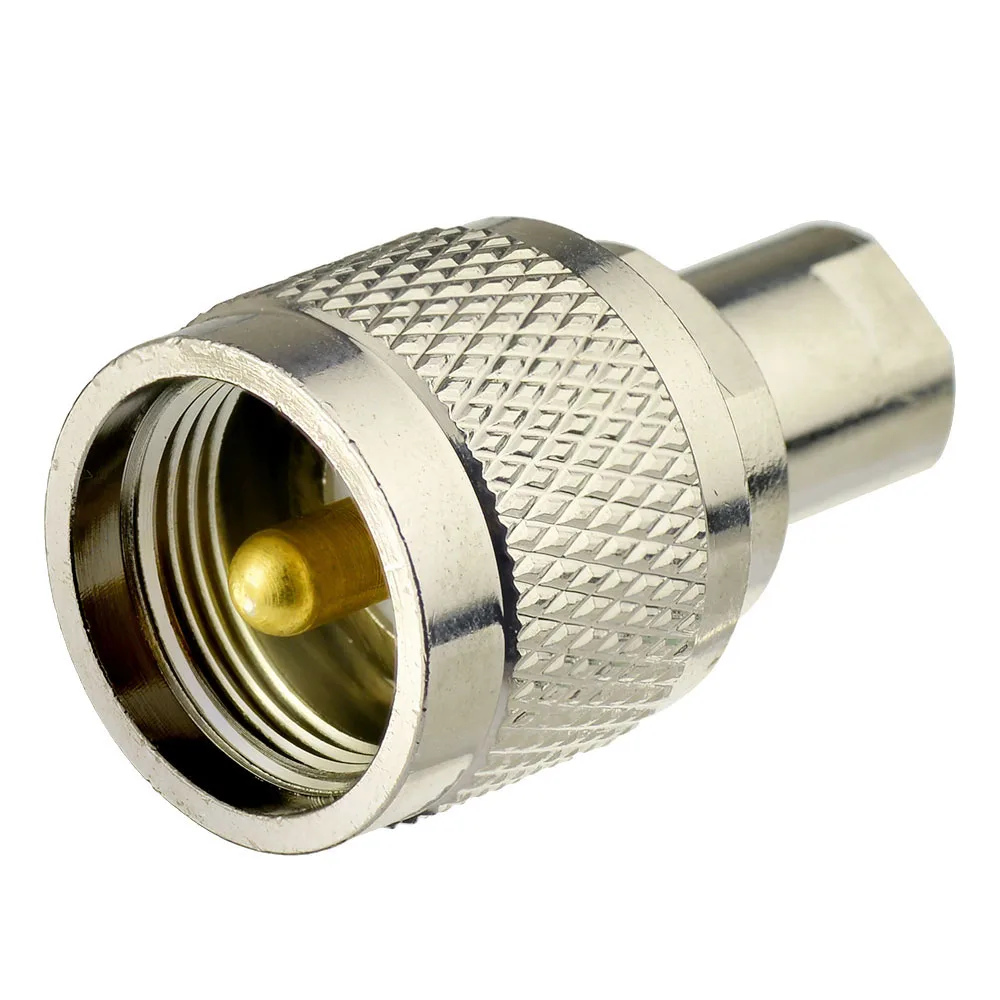 Fmeuhf Adapter Uhf Pl259 Pl259 Male Plug To Fme Male Adapter