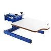 Removable Pallet 1 Color 1 Station Rotary Silk Screen Printing Machine