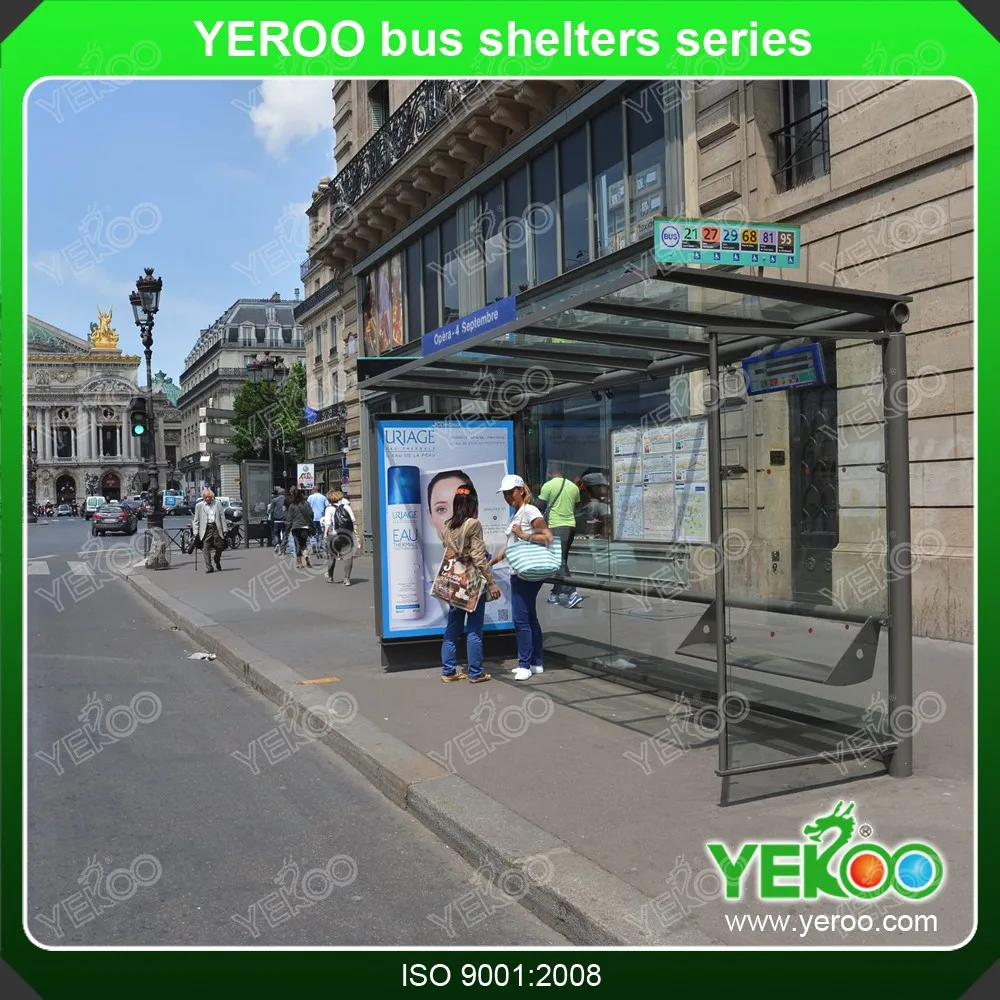 product-YEROO-Manufacture Advertising Billboard Stand Advertising Bus Shelters-img-7