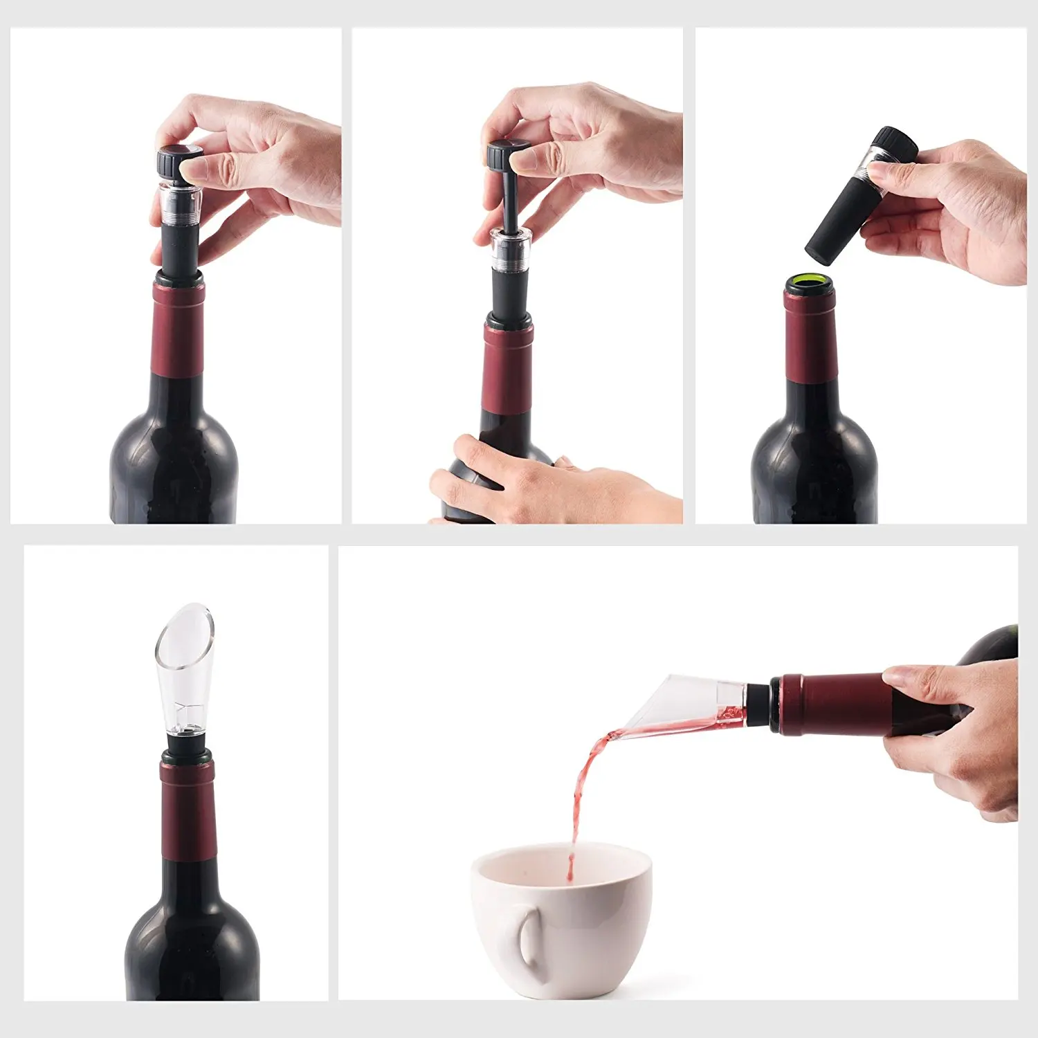 Sunway New Arrivals 2019 Amazon Wine Accessories Air Pump Wine Opener