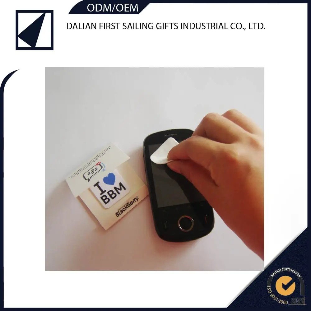 Mini Self Adhesive Mobile Cell Phone Sticky Screen Cleaner For iPhone 6