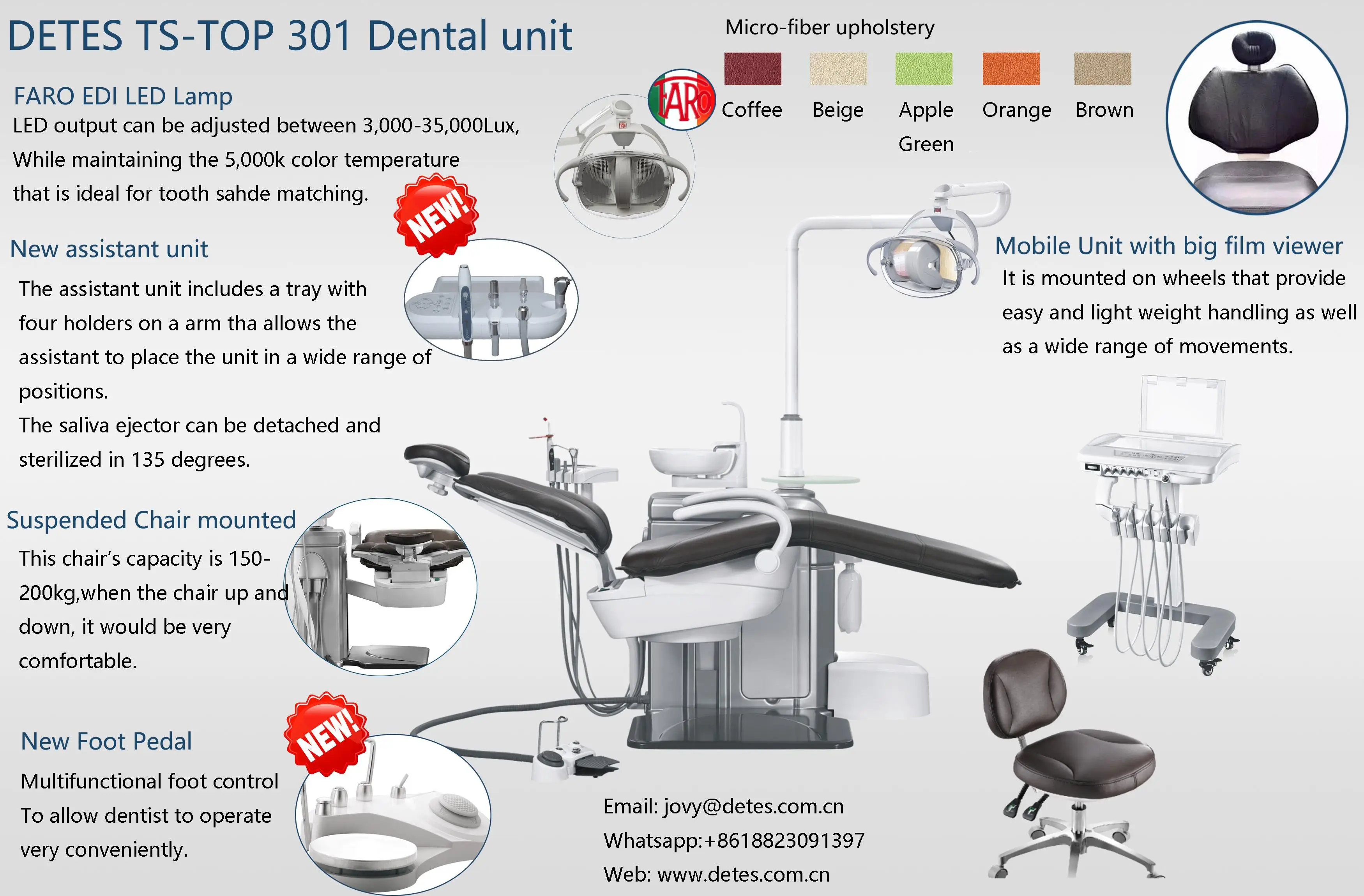 Detes (GD) Medical Supplies Co., Ltd. - Dental Chair,Dental Equipment