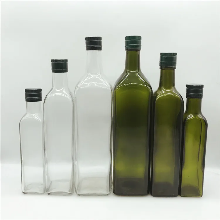 Bouteille en verre pour huile d'olive Sans plomb 500ml Lot de 4pour BBQ  Cuisine Salade Etanche et Lavable au LaveVaisselle [73] - Cdiscount Maison
