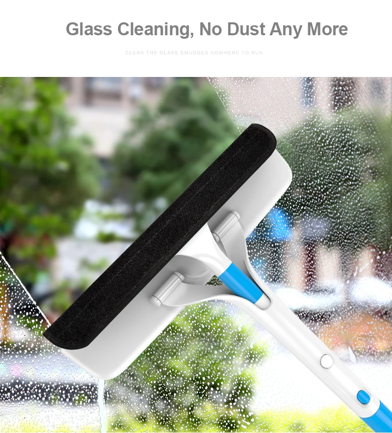 Boomjoy Magnetic Glass Cleaning Squeegee Silicon Window Cleaner ...