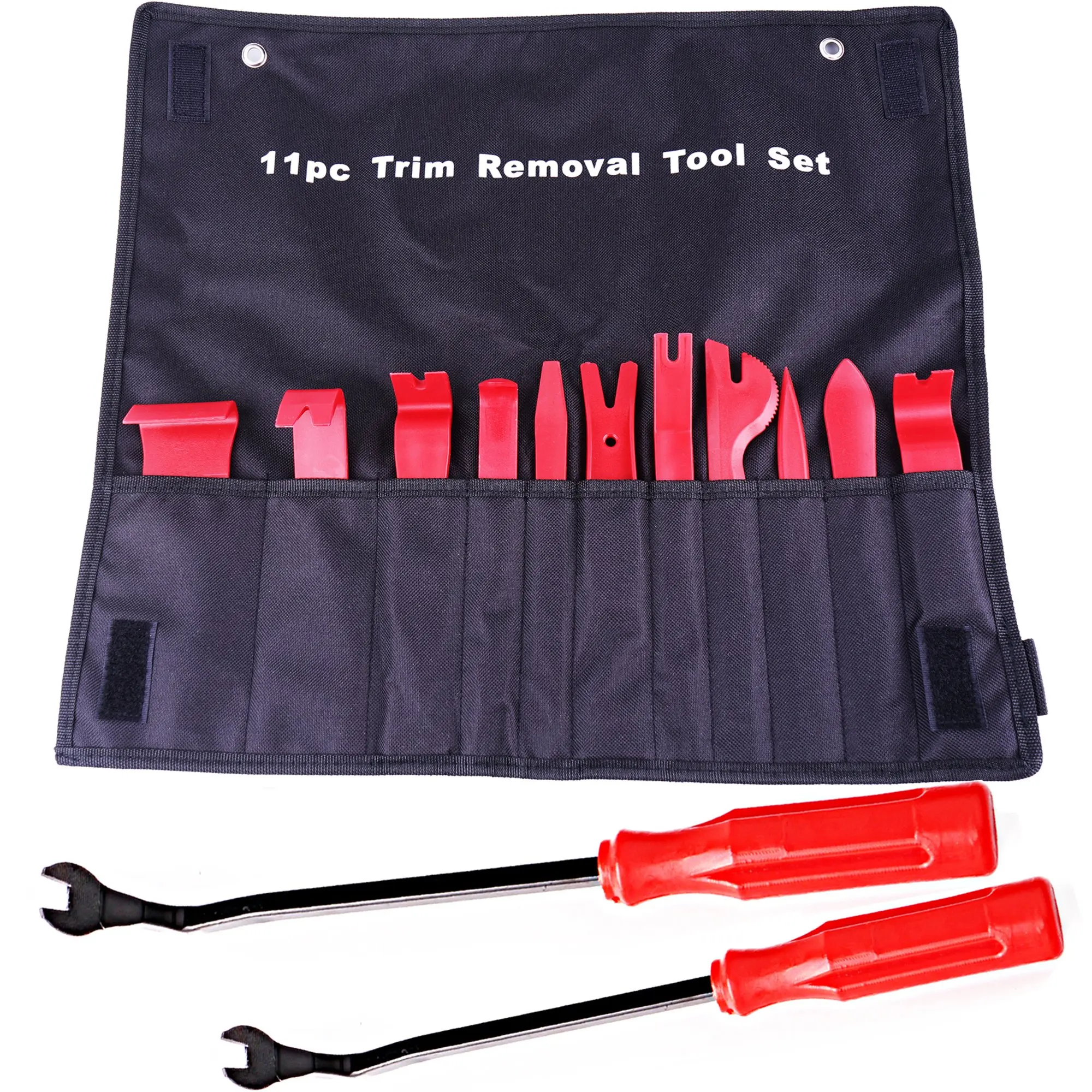 13 Pcs Premium Auto Trim Upholstery Fastener Clips Removal Tool Kit 2 Fastener Removers Included Baitaihem Auto Trim Removal Tool Set
