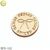 Custom knot logo trouser buttons metal decorative rivets for clothing